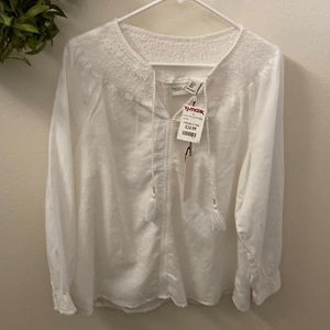 NWT Rachel Zoe Linen Blouse - Small - 5.00